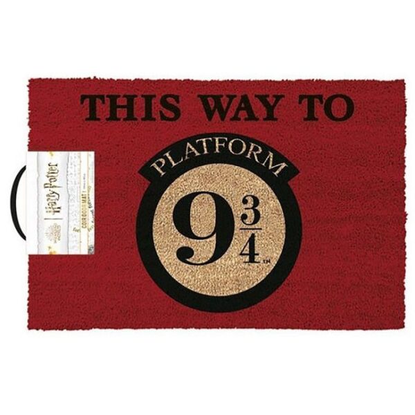 Harry Potter This Way to Platform 9 3/4 - Zerbino 60x40 cm in Fibra di Cocco