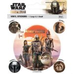Star Wars The Mandalorian Legacy - set 5 adesivi stickers in vinile Pyramid