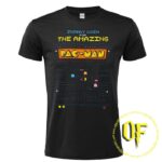 Pac-Man Videogame - T-Shirt cotone nero