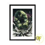 Marvel - Hulk litografia numerata 42/300 46x61 cm con cornice - Sideshow