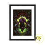 Marvel - The Joker Wild Card litografia numerata 145/350 46x61cm con cornice - Sideshow