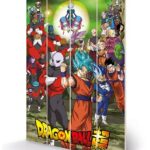 DRAGON BALL SUPER - TOURNAMENT OF POWER - Quadro Stampa su Legno MDF 59x40 - Wood Print