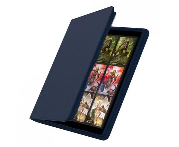 Ultimate Guard Zipfolio 480 - 24-Pocket XenoSkin (Quadrow) - Blu