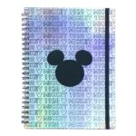 DISNEY - TOPOLINO 1928 Quaderno a Righe Metallizzato con Spirale Chiusura ad Elastico - Cerdà Wiro Notebook