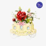 Flower Cart Series: Rose - Set costruzioni mattoncini 264 pz Pantasy cod.15027