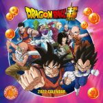 DRAGON BALL SUPER Calendario Ufficiale 2022 da Muro 30x30cm 12 Mesi con Caselle