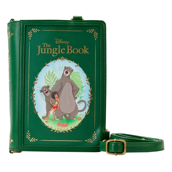 LOU00060 -- 000 (25074) Disney Il Libro della Giungla - Borsa a Tracolla 30x23cm Loungefly - immagine 1
