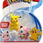 POKEMON Battle Figure Pack S.3 - JIGGLYPUFF e PIKACHU - Set 2 Figure 5cm - WCT Toys