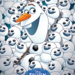 DISNEY - FROZEN FEVER: OLAF AND BABY OLAFS - Mini Poster 40x50 cm su carta da 150gr