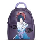 Naruto Shippuden Sasuke - Zaino Multitasche Piccolo 27x21 cm Pelle Sintetica