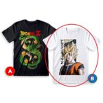 Dragon Ball Z Mod.B SS Son Goku - T-Shirt cotone Bianco