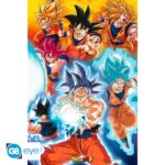Dragon Ball Super Goku's transformations - Maxi Poster #464 - 91x61cm