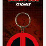 DEADPOOL -  SYMBOL - RUBBER KEYCHAINS - PORTACHIAVI DI GOMMA