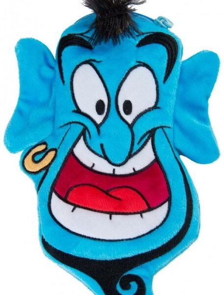 DISNEY - ALADDIN GENIO - Peluche Astuccio Scuola o Cosmetici con Ciusura a Zip - 24cm