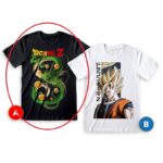 Dragon Ball Z Mod.A Shenron - T-Shirt cotone Nero