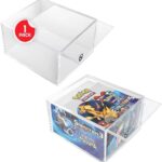 Evoretro Acrylic Display Case for Booster Boxes / Elite Trainer Boxes Ver. 1 with Sliding Lid