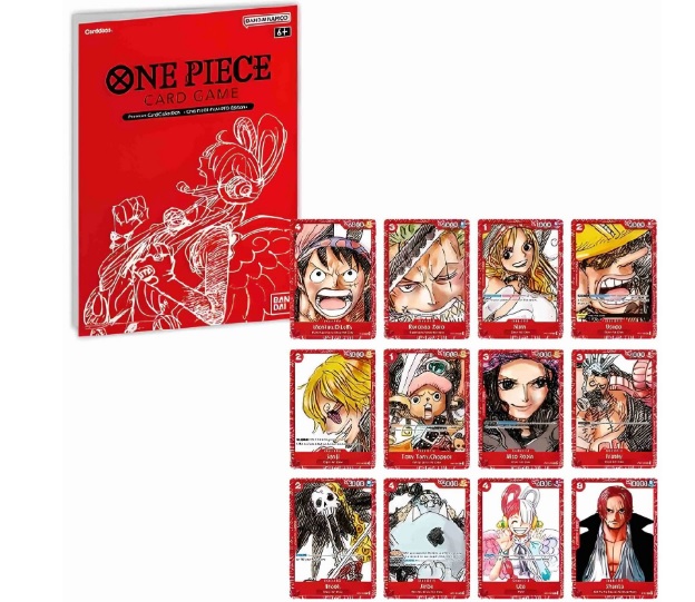 BAN00912 -- 000 (25004) One Piece Card Game - Premium Card Collection – Film Red Edition Bandai - immagine 1