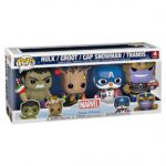 Funko POP! Marvel Xmas: Hulk/Groot/Cap/Thanos 4PK EXM