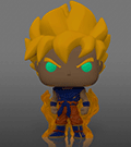Funko Pop ! Dragon Ball Z : SS Goku (860) GITD Excl