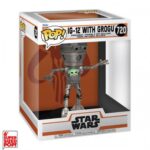Funko POP! SW The Mandalorian: IG-12 w/Grogu (720) DLX