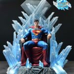 DC Comics Throne Legacy Collection Statue Statue 1/4 Superman Fortress of Solitude on Throne (Design by Gabriele Dell'Otto) Ultimate Version 52 cm