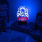 STRANGER THINGS BAD TO THE BONE DESK LED LAMP
