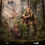 STAR WARS EPISODE 6 LEIA AND WICKET 1/10 STATUE