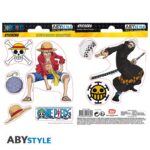 One Piece Luffy e Law - Set Stickers Adesivi AbyStyle