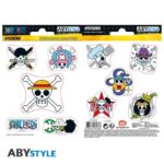 One Piece Straw Hat Skulls - Set Stickers Adesivi AbyStyle