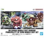 Gunpla Bandai SD BB Senshi Mobile Suit Gundam Zeon Army MS Set Super Deformed plastic kit