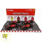 Bburago Ferrari F1 Gift 4-Pack Leclerc-Sainz Set 4 Modellini SF-75 e SF-23 scala 1/43