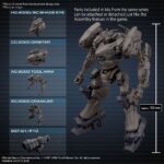 Bandai 30MM Armored Core VI Fires of Rubicon RaD CC-2000 Orbiter Nightfall plastic kit - immagine 8