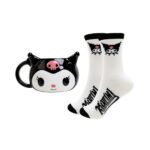 Sanrio 3D Mug & Socks Set Kuromi
