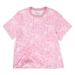 Disney by Loungefly Tee T-Shirt Unisex Hannah Montana Shirred Hem Size S