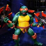 TMNT ULTIMATES! W12 MICHELANGELO ANIMATED 2003 AF
