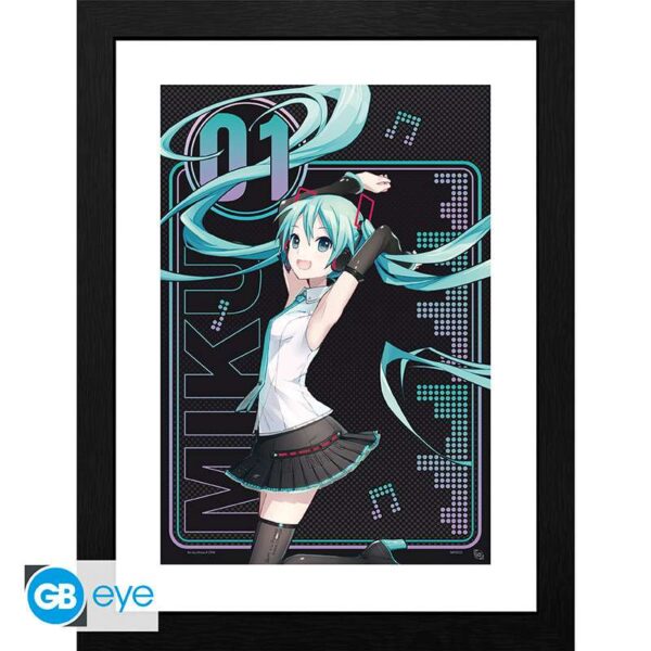 HATSUNE MIKU FRAMED PRINT 01