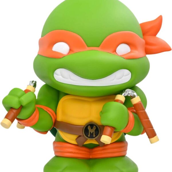 TMNT MICHELANGELO FIGURAL BANK