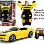 TRANSFORMERS BUMBLEBEE TRANSFORMING TO ROBOT REMOTE CONTROL MODEL