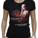 GAME OF THRONES - Tshirt "Mother of dragons" woman SS black - basic*