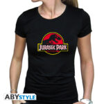 JURASSIC PARK - Tshirt "Logo" woman SS black*