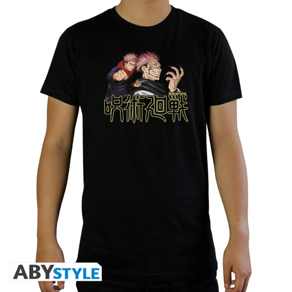 JUJUTSU KAISEN - Tshirt "Itadori & Sukuna" manblack-basic SEE TE 07*