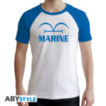 ONE PIECE - Tshirt "Marine" man SS blue - premium*