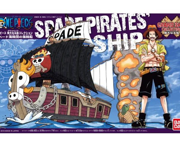 One Piece Grand Ship Collection Coll Spade pirates plastic kit Bandai