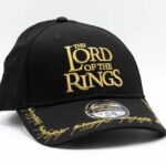 Lord of the Ring -  Logo - Berretto Visiera Curva Nero Regolabile Acrilico