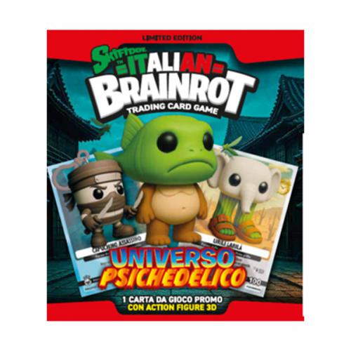 Portachiavi 3D+ Carta Speciale Skifidol Brainrot
