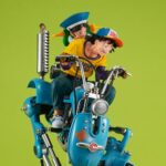 Dragonball Z Desktop Real McCoy EX PVC Diorama Son Goku & Son Gohan & Robot with two legs 20 cm - immagine 2
