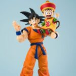 Dragon Ball S.H.Figuarts Action Figure Son Goku & Son Gohan Kid & Kintoun 14 cm & 6 cm