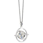 Harry Potter Necklace & Charm Time Turner (Sterling Silver)
