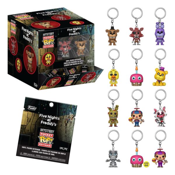 Five Nights at Freddy's POP! Vinyl Keychains 4 cm Classic Display (12)
