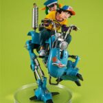 Dragonball Z Desktop Real McCoy EX PVC Diorama Son Goku & Son Gohan & Robot with two legs 20 cm